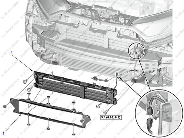 решетки-жалюзи Honda CR-V с 2016 года, решетки-жалюзи Хонда СРВ с 2016 года