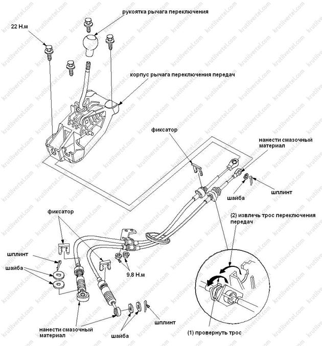 механизм переключения (МКП) Honda Fit с 2001 года, механизм переключения (МКП) Honda Jazz с 2001 года, механизм переключения (МКП) Хонда Фит с 2001 года, механизм переключения (МКП) Хонда Джаз с 2001 года