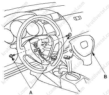 модуль подушки безопасности водителя Honda Fit с 2001 года, модуль подушки безопасности водителя Honda Jazz с 2001 года, модуль подушки безопасности водителя Хонда Фит с 2001 года, модуль подушки безопасности водителя Хонда Джаз с 2001 года
