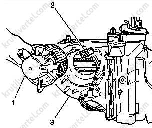мотор вентилятора Hummer H2, мотор вентилятора Хаммер Н2