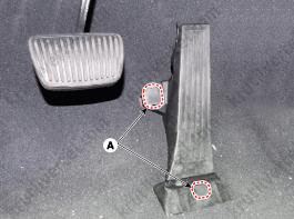 педаль акселератора Hyundai Sonata LF с 2014 года, датчик положения педали акселератора Хюндай Соната ЛФ с 2014 года