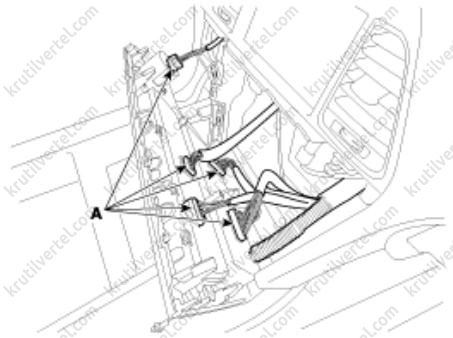 панель управления кондиционером и отопителем Hyundai Sonata LF с 2014 года, панель управления кондиционером и отопителем Хюндай Соната ЛФ с 2014 года