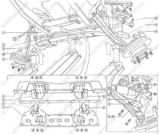 Передняя подвеска ивеко дейли схема