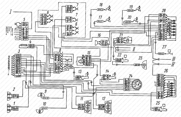 Схема проводки камаз 65115