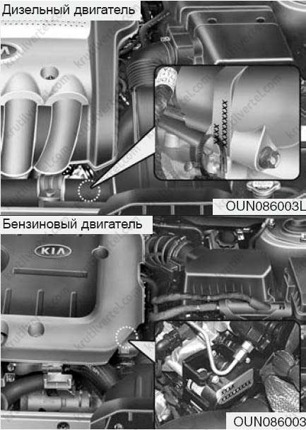 техническая информация Kia Carens с 2006 года, техническая информация Kia Rondo с 2006 года, техническая информация Киа Каренс с 2006 года, техническая информация Киа Рондо с 2006 года