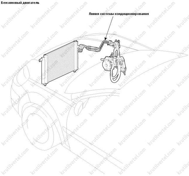 Kia rio заправка кондиционера