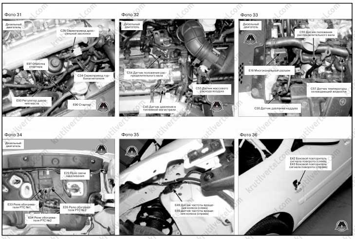 розташування роз'ємів в автомобілі Kia Rio 2 з 2005 року, розташування роз'ємів в автомобілі Kia Prio з 2 2 з 2005 року, розташування роз'ємів в автомобілі Кіа Прайд з 2005 року