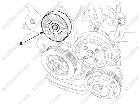 Схема ремня киа рио