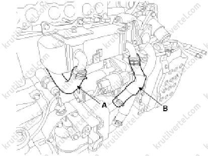 система рециркуляції відпрацьованих газів KIA Sorento Prime з 2018 року, система рециркуляції відпрацьованих газів Кіа Соренто Прайм з 2018 року