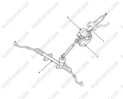 електропідсилювач рульового управління KIA Sorento Prime з 2018 року, електропідсилювач рульового управління Кіа Соренто Прайм з 2018 року