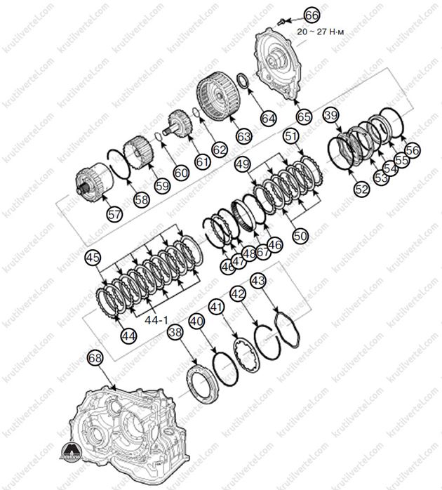 коробка передач в сборе Kia Soul, коробка передач в сборе Киа Соул