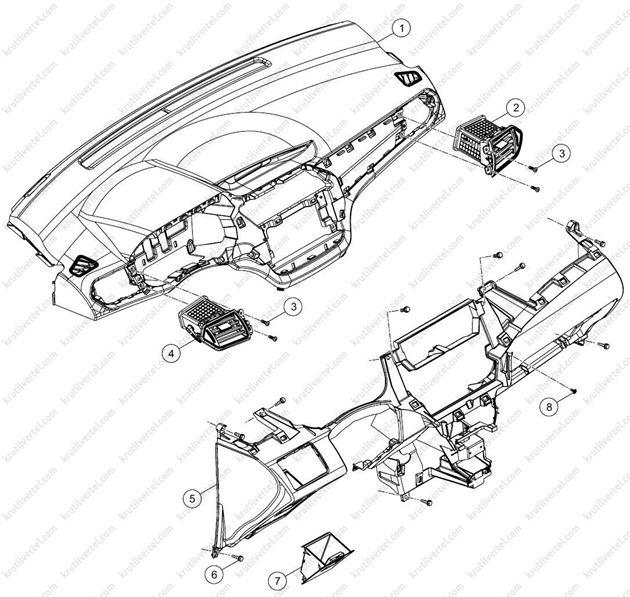 приборная панель Lifan X50 с 2014 года, приборная панель Лифан X50 с 2014 года