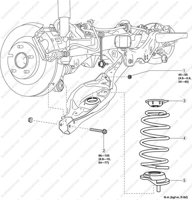 Задняя подвеска mazda 3