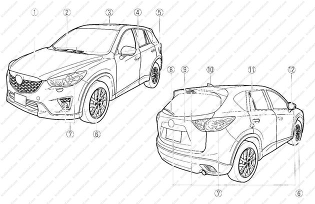 техинформация Mazda CX-5 с 2011 года, техинформация Мазда СХ-5 с 2011 года