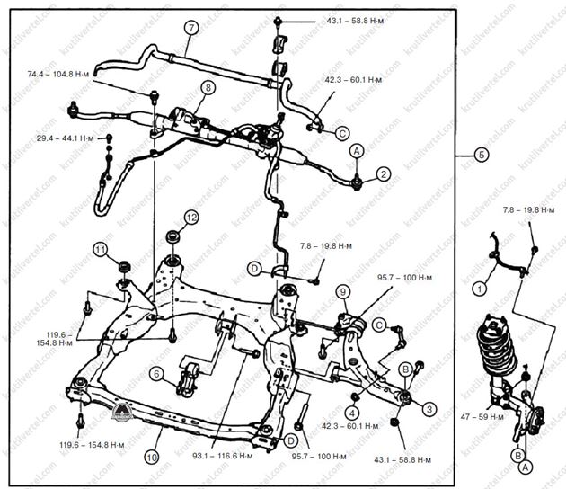 Схема приводного ремня mazda cx 7