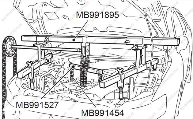 Mitsubishi asx схема приводного ремня