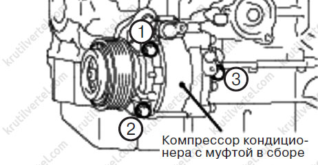установка компрессора на митсубиси эклипс