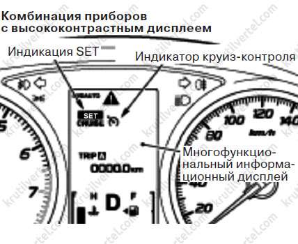 круиз-контроль Mitsubishi Outlander с 2018 года, круиз-контроль Мицубиси Аутлендер с 2018 года