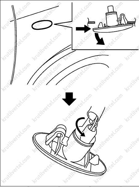 Nissan Juke | Ниссан Жук с 2010 года, замена ламп инструкция онлайн