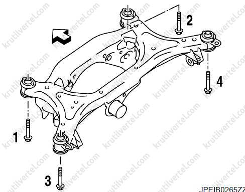 Подвеска ниссан жук схема
