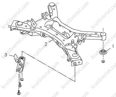 Передняя подвеска ниссан мурано z51 схема