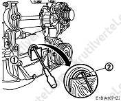 Nissan Qashqai. САЛЬНИКИ ДВИГАТЕЛЯ MR20DE