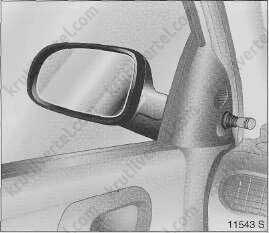 установка положения наружных зеркал Opel Combo с 2000 года, установка положения наружных зеркал Opel Corsa C с 2000 года, установка положения наружных зеркал Opel Meriva с 2000 года, установка положения наружных зеркал Опель Комбо с 2000 года, установка положения наружных зеркал Опель Корса С с 2000 года, установка положения наружных зеркал Опель Мерива с 2000 года