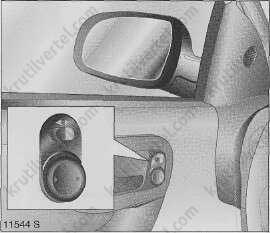 установка положения наружных зеркал Opel Combo с 2000 года, установка положения наружных зеркал Opel Corsa C с 2000 года, установка положения наружных зеркал Opel Meriva с 2000 года, установка положения наружных зеркал Опель Комбо с 2000 года, установка положения наружных зеркал Опель Корса С с 2000 года, установка положения наружных зеркал Опель Мерива с 2000 года