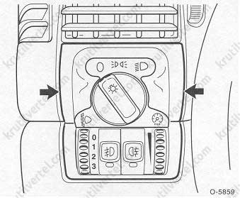 блок переключателя освещения - монтаж и демонтаж Opel Combo с 2000 года, блок переключателя освещения - монтаж и демонтаж Opel Corsa C с 2000 года, блок переключателя освещения - монтаж и демонтаж Opel Meriva с 2000 года, блок переключателя освещения - монтаж и демонтаж Опель Комбо с 2000 года, блок переключателя освещения - монтаж и демонтаж Опель Корса С с 2000 года, блок переключателя освещения - монтаж и демонтаж Опель Мерива с 2000 года