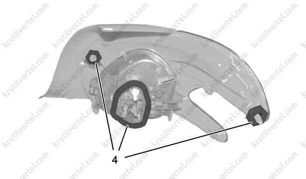 Снятие фар пежо 308