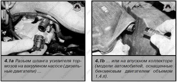 перевірочний клапан вакуумного підсилювача гальм Renault Clio, перевірочний клапан вакуумного підсилювача гальм Рено Клио 3