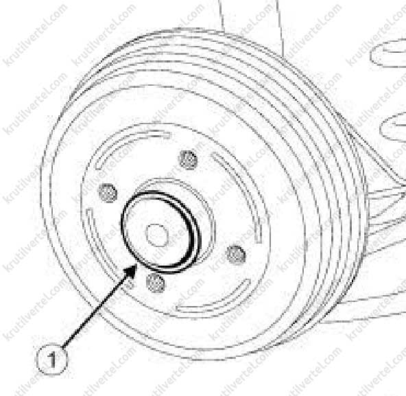 Схема заднего тормозного барабана киа спектра