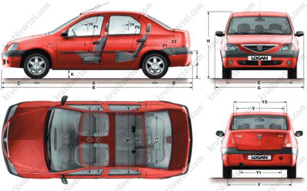 Renault Logan с 2004 года, Dacia Logan с 2004 года, Рено Логан с 2004 года, Дачиа Логан с 2004 года