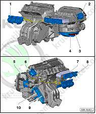 Схема кондиционера шкода октавия