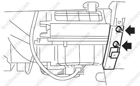 мотор нагнітального вентилятора в зборі Subaru Forester, мотор нагнітального вентилятора у зборі Субару Форестер