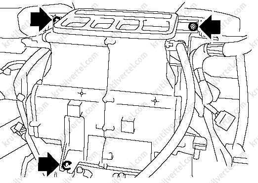 блок отопителя и охлаждения Subaru Impreza с 2008 года, блок отопителя и охлаждения Субару Импреза с 2008 года