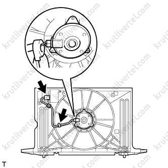 электродвигатель вентилятора Toyota Avensis с 2009 года, электродвигатель вентилятора Тойота Авенсис с 2009 года