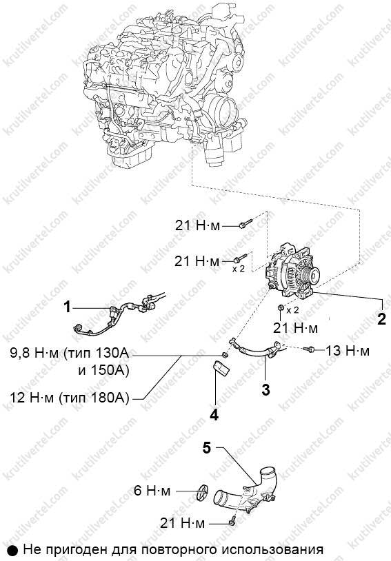 разборка и сборка двигателя Toyota Land Cruiser 200, разборка и сборка двигателя Тойота Ленд Крузер 200