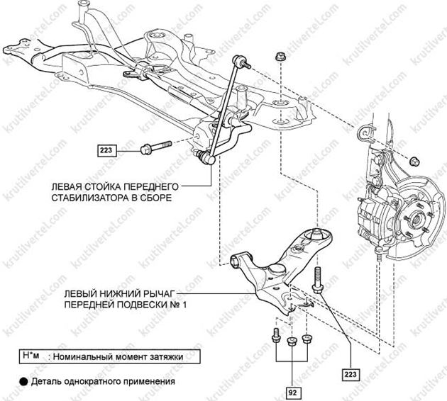 Задняя подвеска rav4