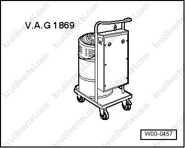 Устройство для заправки тормозной жидкости и удаления воздуха -V.A.G 1869- гидропривод сцепления Volkswagen Passat B6 с 2005 года, гидропривод сцепления Volkswagen Passat B7 с 2010 года, гидропривод сцепления Volkswagen Passat CC с 2005 года, гидропривод сцепления Фольксваген Пассат Б6 с 2005 года, гидропривод сцепления Фольксваген Пассат Б7 с 2010 года, гидропривод сцепления Фольксваген Пассат ЦЦ с 2005 года