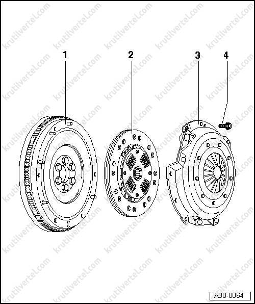 Комплект сцепления пассат б6
