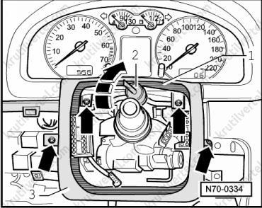 Как снимается руль на фольксваген пассат б5