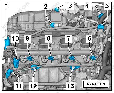 Купить Cальники клапанов VW TOUAREG (7LA, 7L6, 7L7) 4.2 V8 228kw 310hp AXQ в Минске