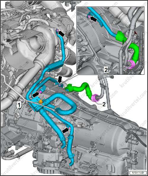 снятие и установка стартера Volkswagen Touareg с 2018 года, снятие и установка стартера Фольксваген Туарег с 2018 года